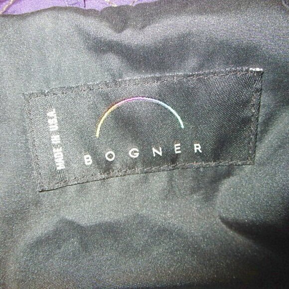 VTG Bogner EMBROIDERED Ski Size 12 JACKET Puffer FULL ZIP Coat POCKET Lined HOOD - Picture 8 of 12